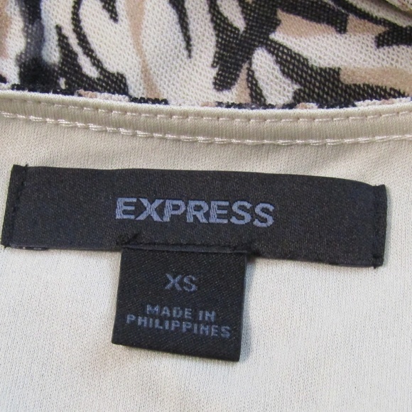 Express Animal Print Dress Size XS - Picture 4 of 5